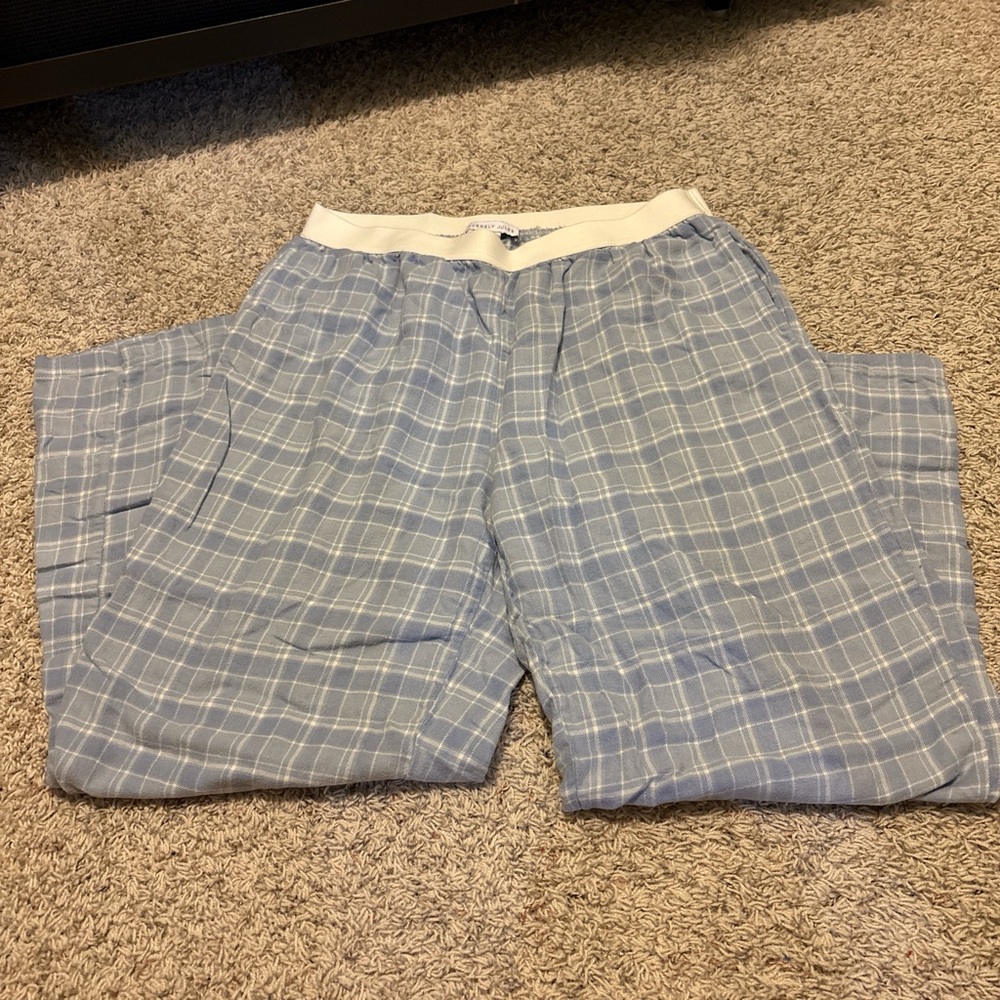 Women’s Blue Checkered Pants